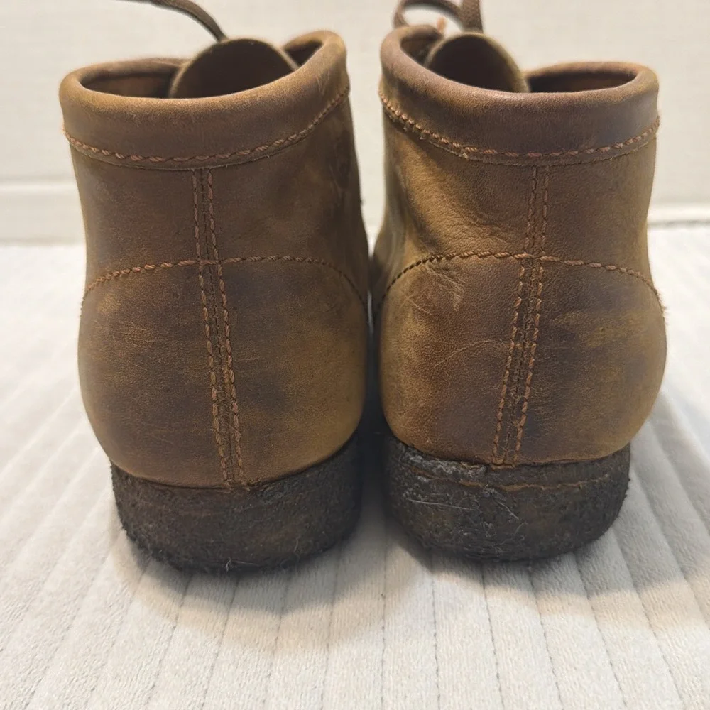Clark's Originals Wallabee Men Sz 9M Leather Chukka Boots Brown